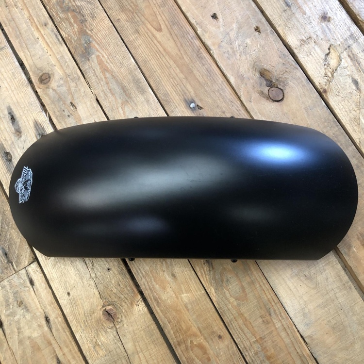 Indian Scout Bobber / Rogue / Super Scout Front Mudguard in Onyx Black Smoke